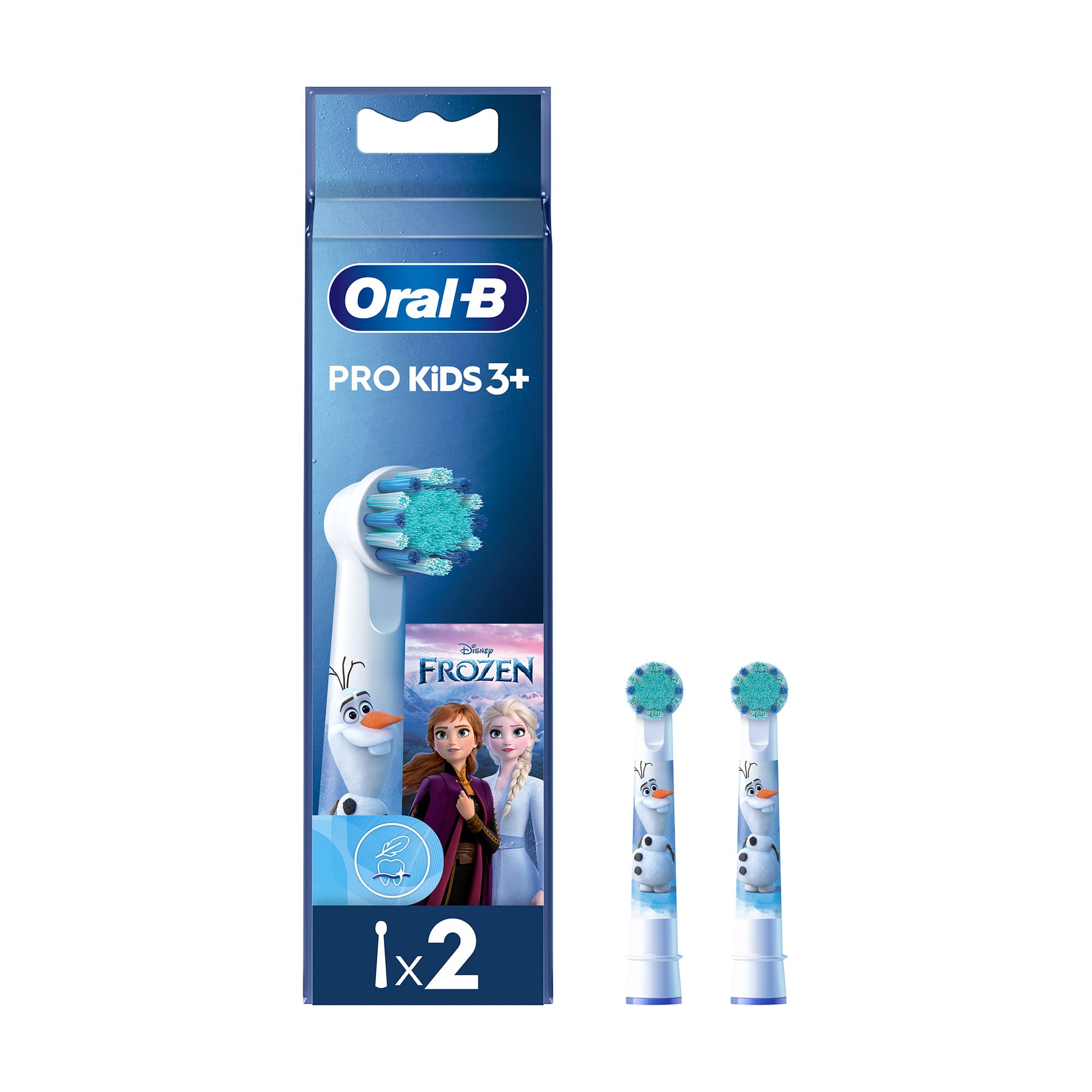 Змінні насадки для дитячої електричної зубної щітки Oral-B Kids Frozen від 3 років, 2 шт