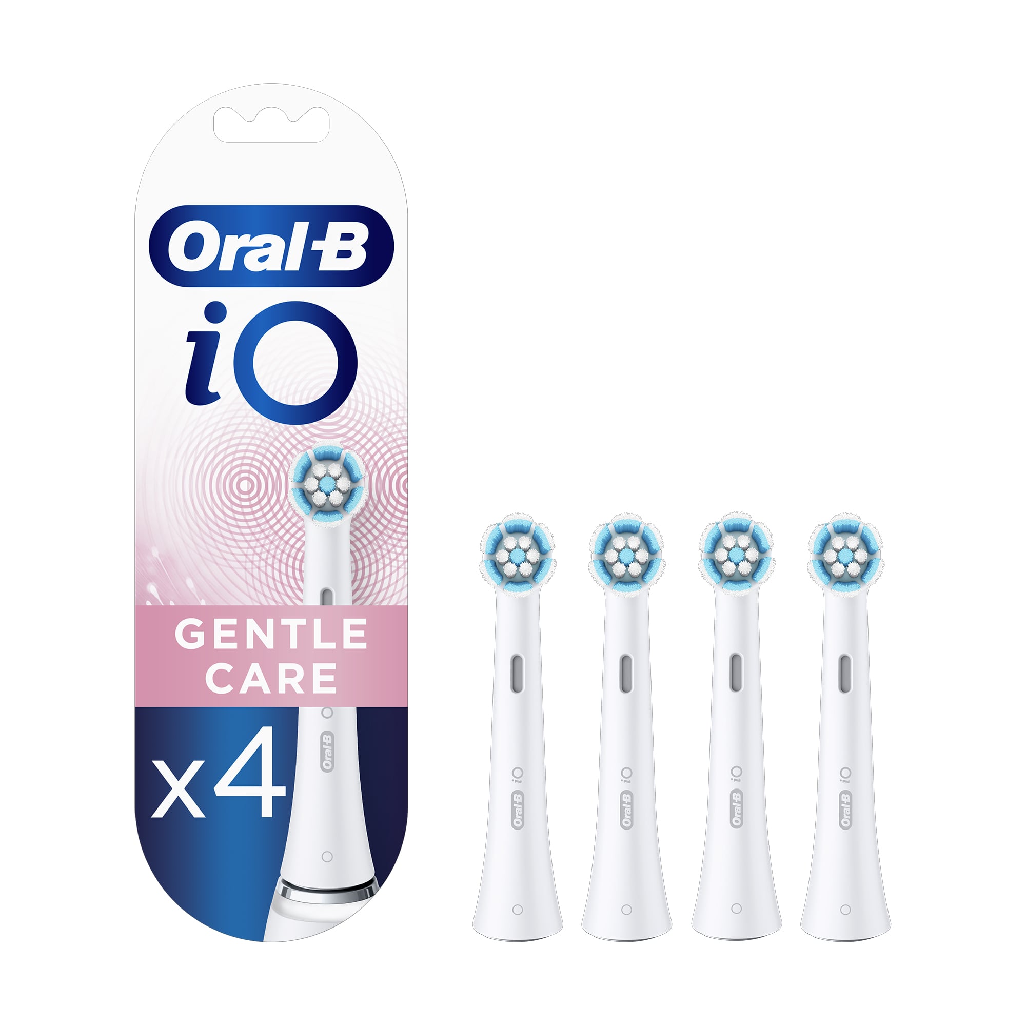 Змінні насадки для електричної зубної щітки Oral-B iO Gentle Care Білі, 4 шт